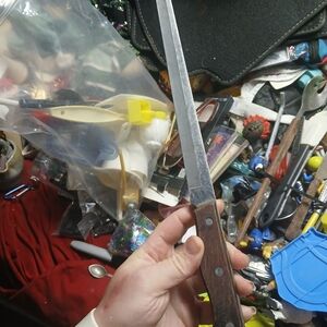 Vintage Japan Maxam 15" Carving Knife Stainless Steel